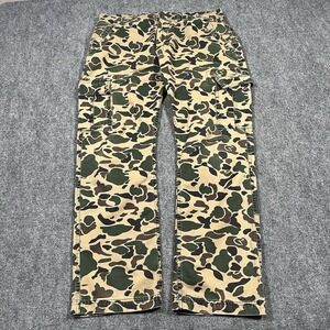 Imperious Duck Camo Cargo Pants Mens 36x32 Multicolor Utility Hunting Outdoor